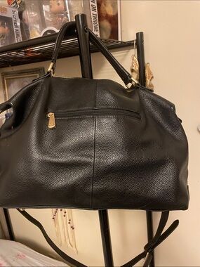 Ora Delphine Black Leather Bag